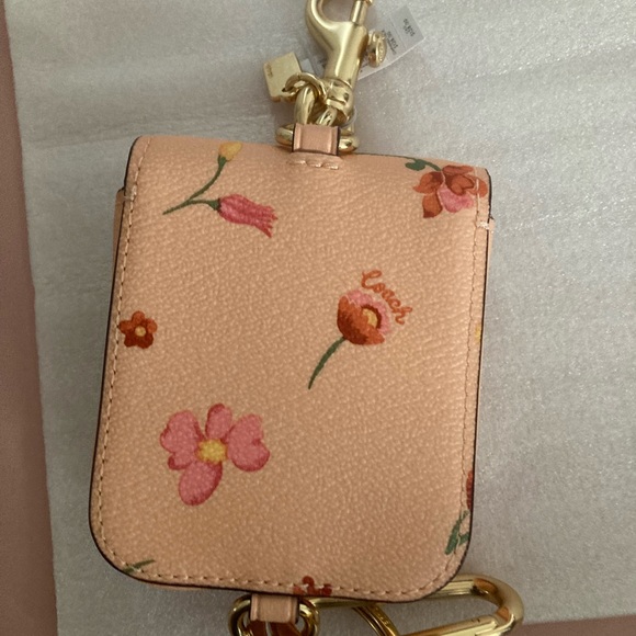 NWT COACH Multi Attachments Case Charm credit card case- Mystical Floral RARE - Picture 2 of 2